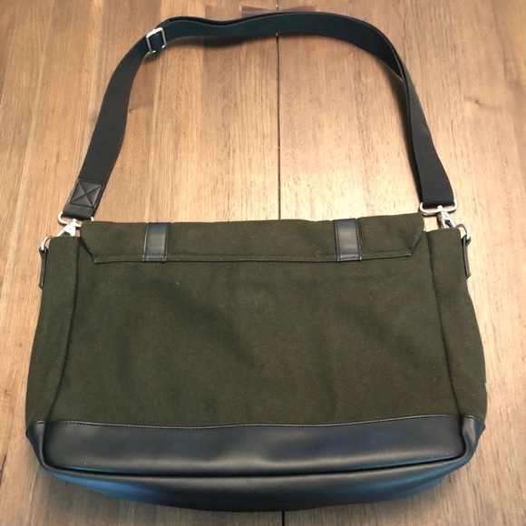 French Connection Wool Messenger/Brief Case Bag - Picture 4 of 8